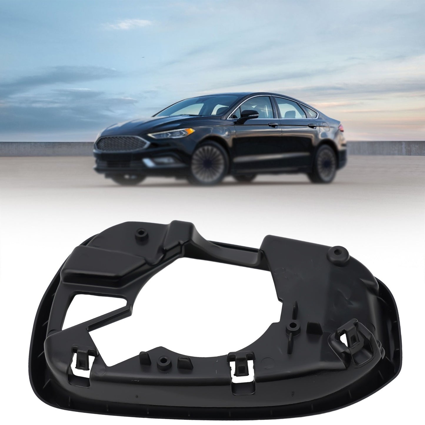 Custom fit Black Mirror Frame for Ford Fusion High quality ABS Material