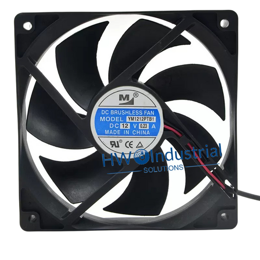 YM1212PTB1 12025 12V 0.23A 12CM Double Ball Bearing Cooling Fan