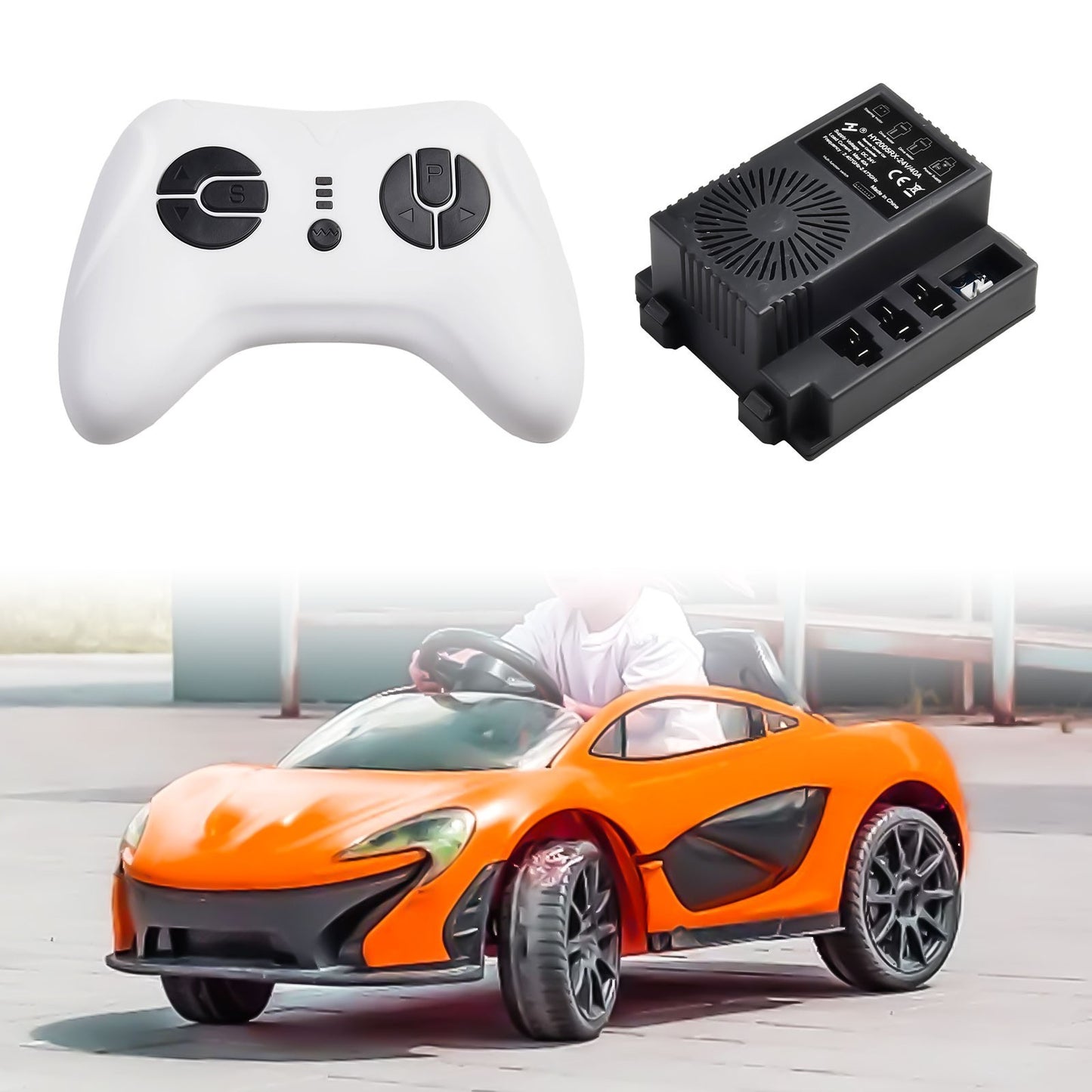 Powerful HY2005RX24V 40A Receiver for Kids' Electric Cars 2 4G Transmitter