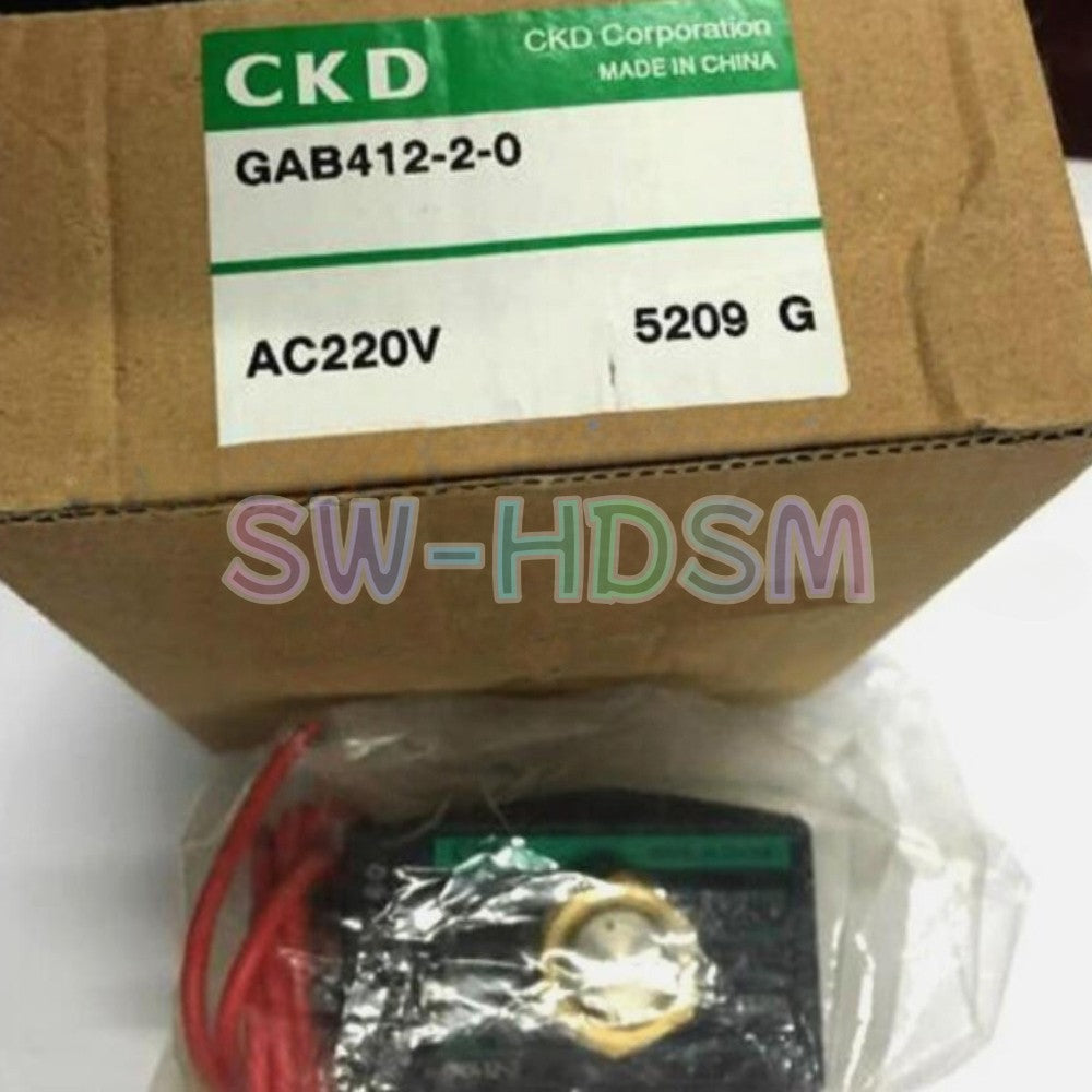 1PCS  For CKD Solenoid Valve GAB412-2-0 AC220V GAB412-2-0-AC220V freight free