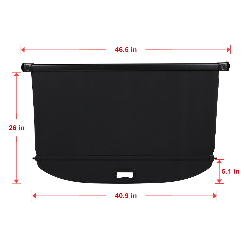 ECCPP Retractable Rear Trunk Cargo Cover Shield Shade For 2008-2012 Ford Escape