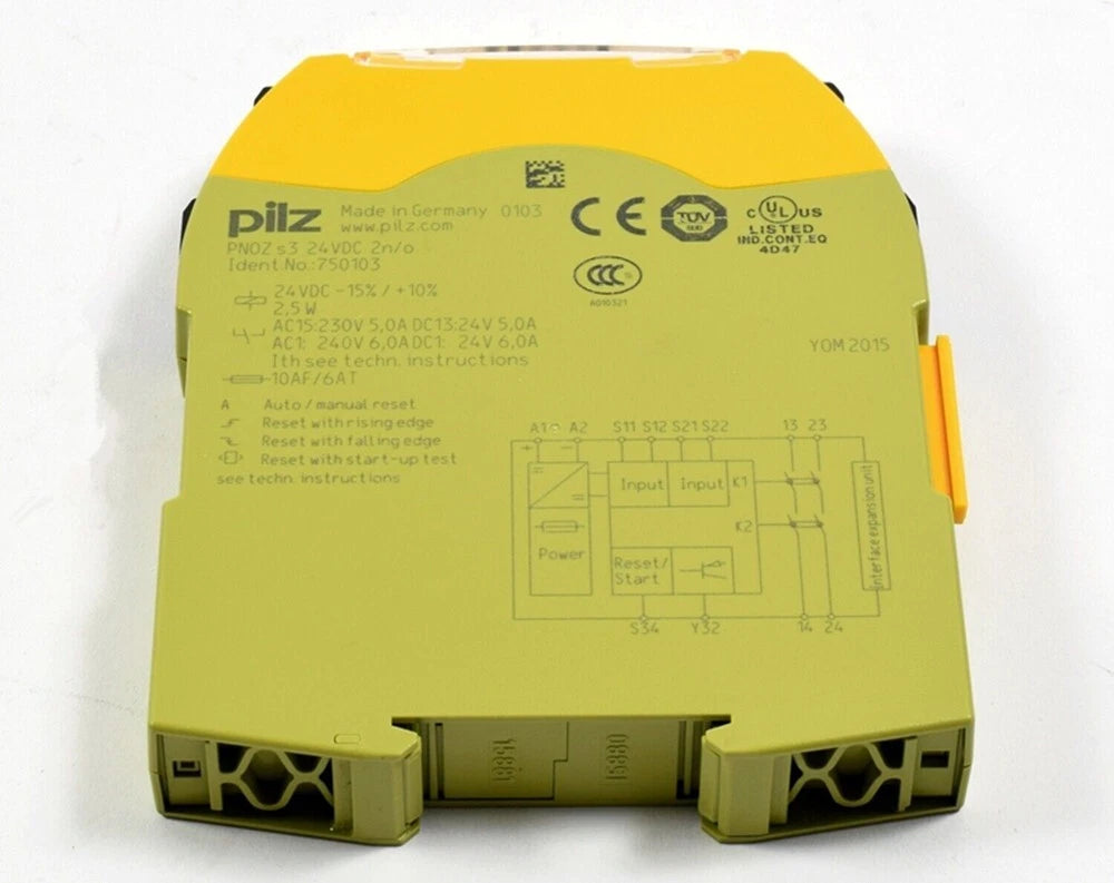 Sealed Pilz PNOZ S3 24VDC 2N/O 1SC Safety Relay 750103  shipping #P