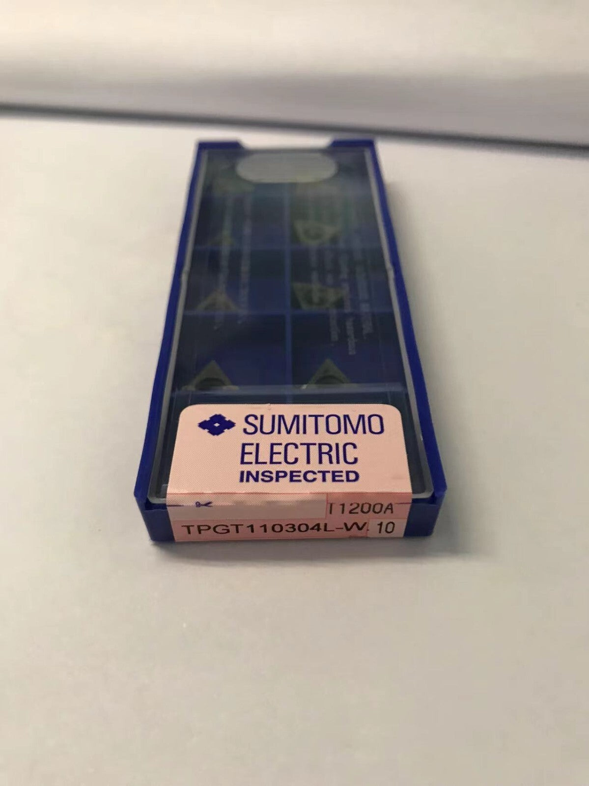 10Pcs Sumitomo TPGT110304L-W T1200A Cermet CNC Blades Finish boring inserts