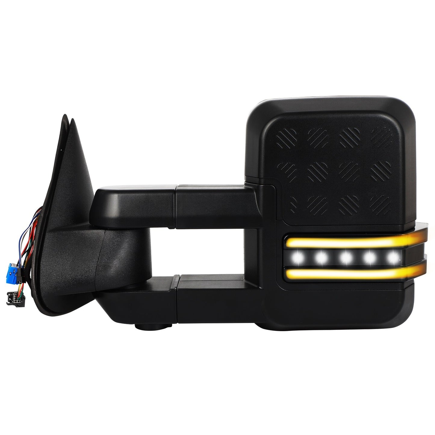 Power Heated Tow Mirrors For 03-06 Chevry GMC Sierra LED Turn Signal Light
