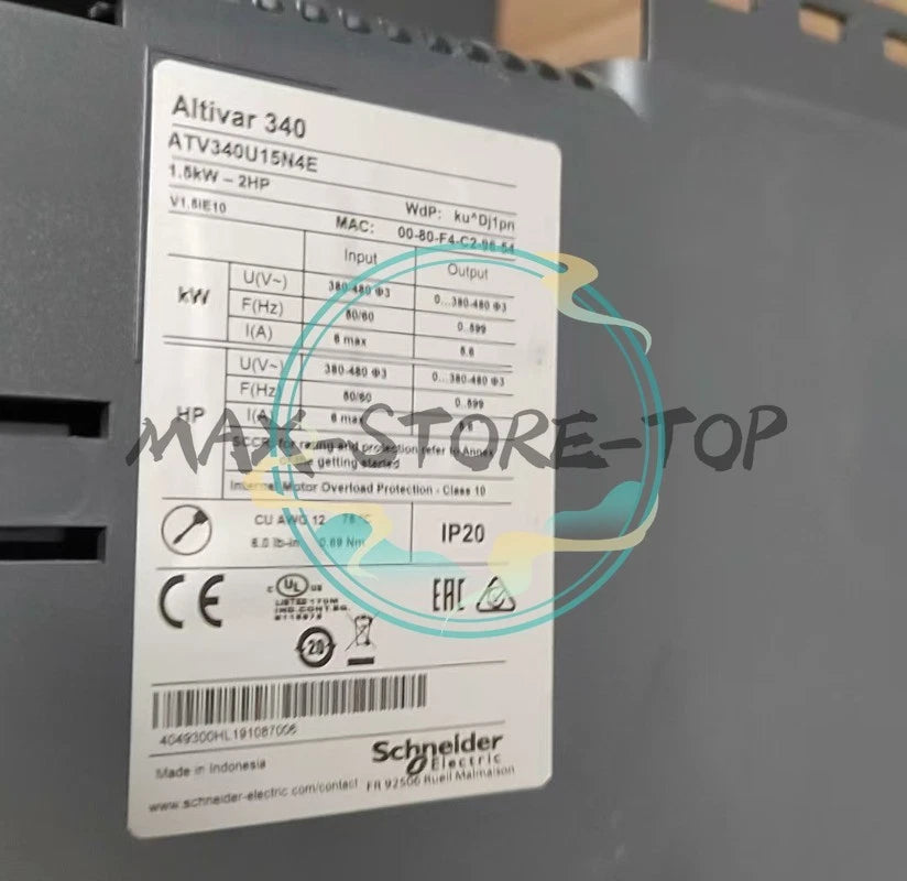 1 PC  TESTED Schneider ATV340U15N4E Inverter Fast Shipping