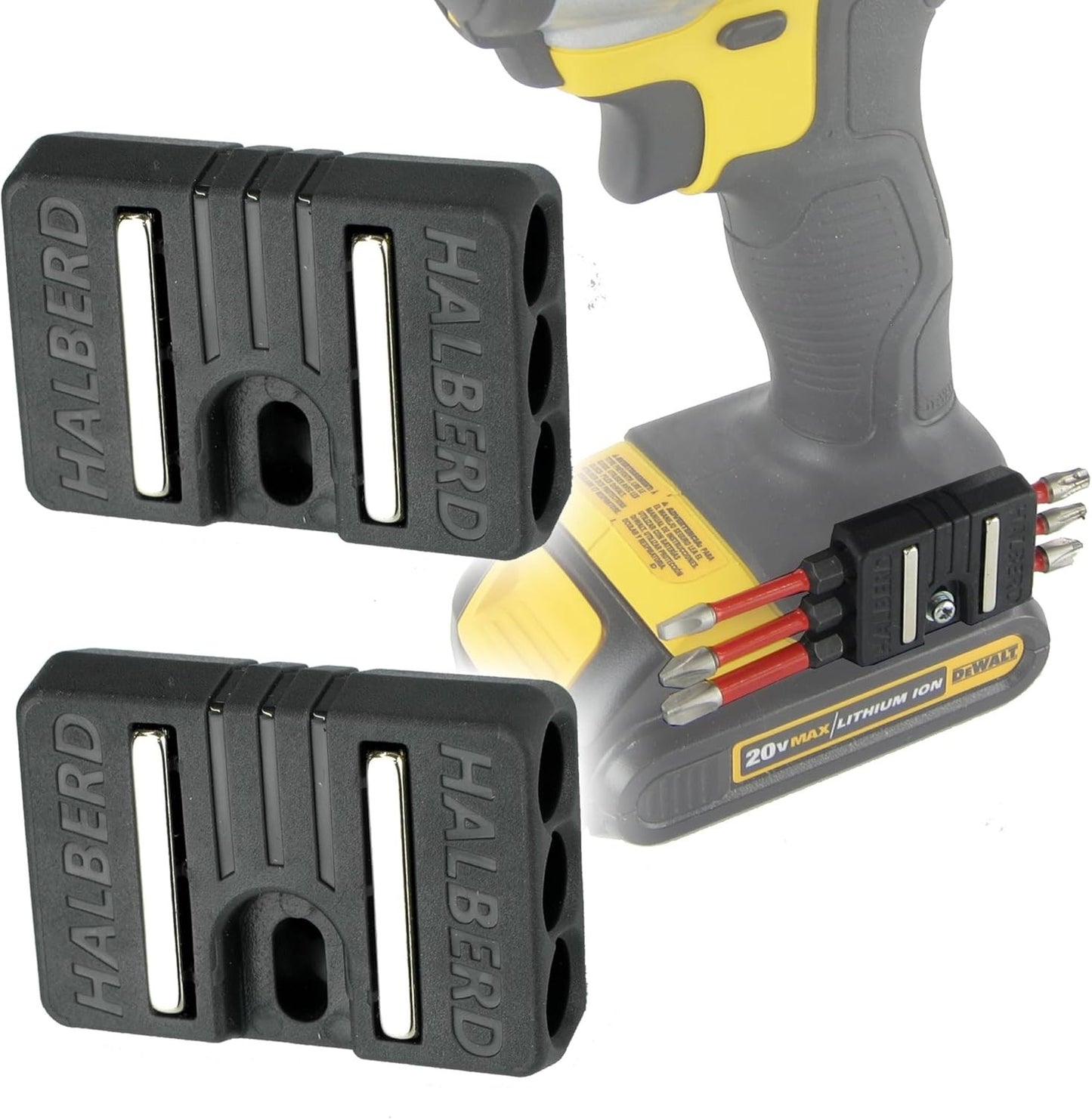 Standard Magnetic Bit Holder, Universal Fit to Belt Clip Mount Screw, Strong Neo