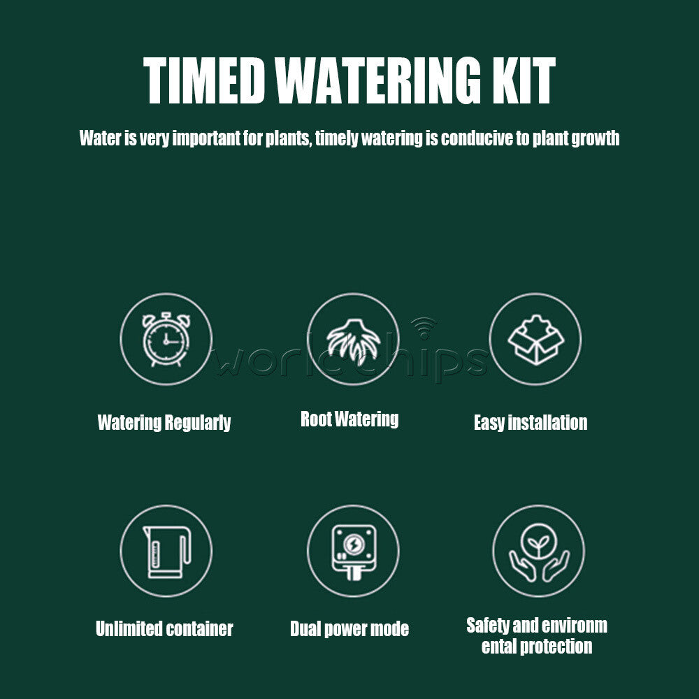 800ml/m Garden Plant Lazy Self Watering Timing Irrigation Potted Watering Device