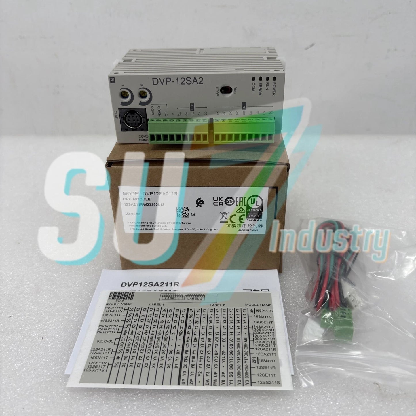 Delta DVP12SA211R  PLC Module # 1pcs