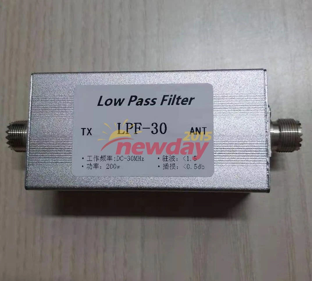 Short Wave Low Pass Filter LPF-30 DC-30MHz Low Pass Filter M USB LPF 200W