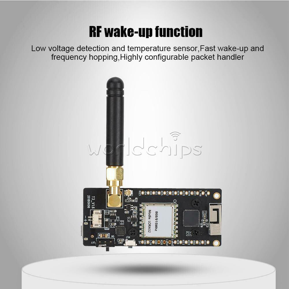 Wireless Wifi Bluetooth Module V2.1 0.96" 868 MHZ ESP32 Development Antenna