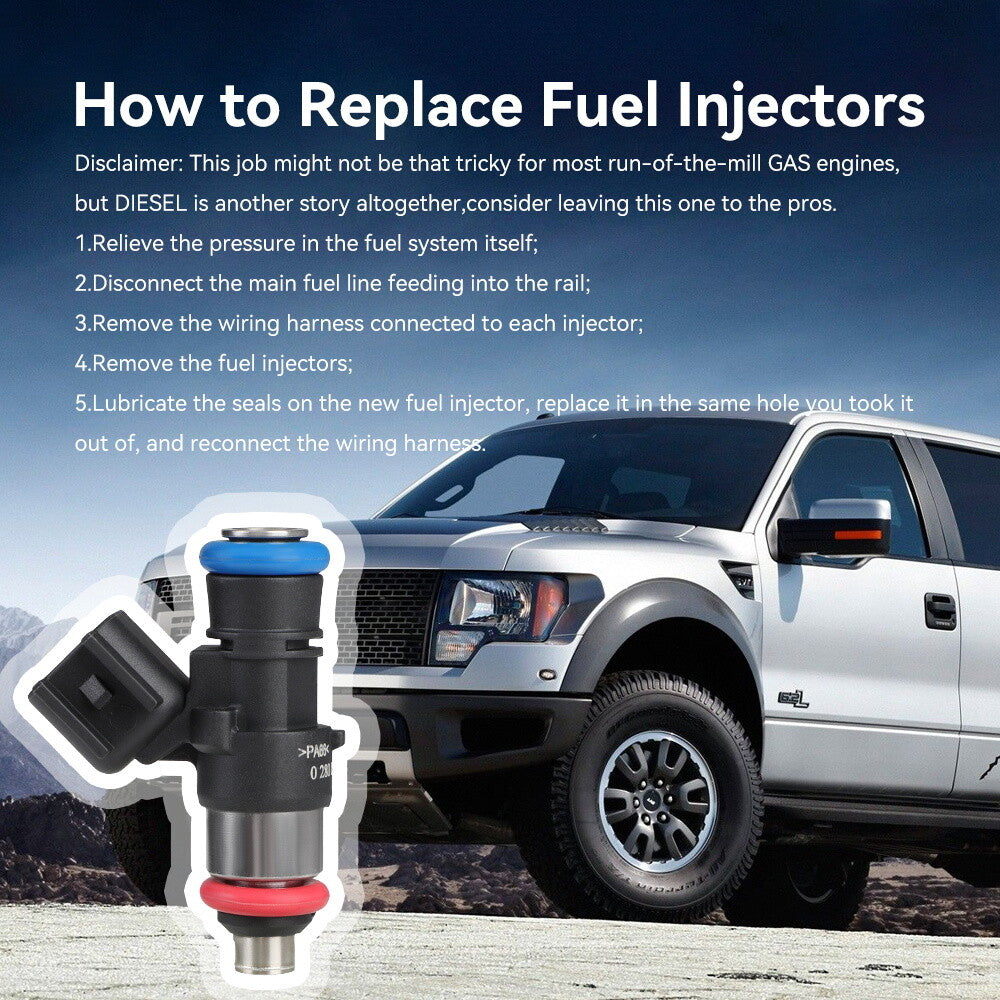 6pcs Fuel Injectors For Ford Escape Fusion Mazda Tribute Mercury Mariner 3.0L