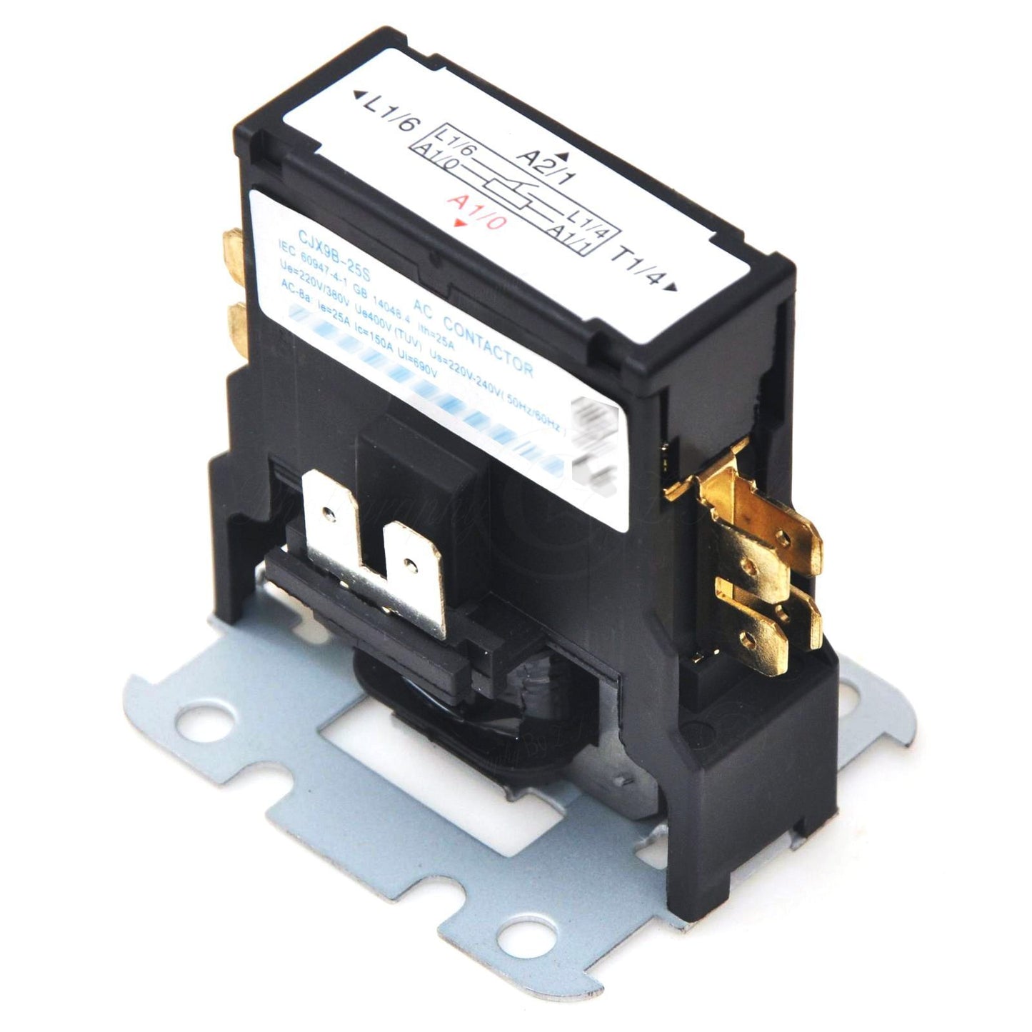 1 or 2 Pole 100-220V 25A HVAC Air Conditioner AC Contactor Coil Relay Power Part