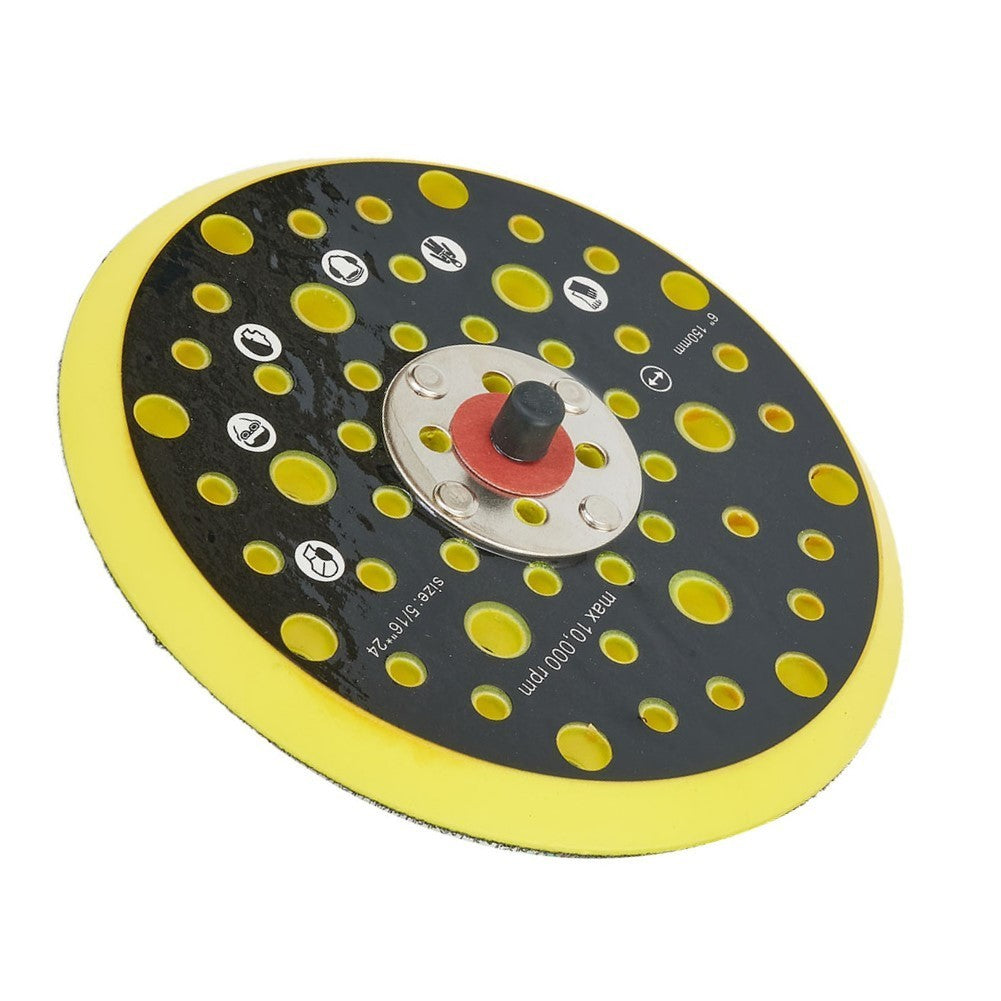 1*6 Inch 52 Holes Sander Backing Pad  Hook&Loop Dust Sanding Disc