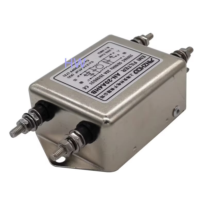 1PC  20A 250V AN-20A4HB EMI Power Filter Noise Filter Frequency Components