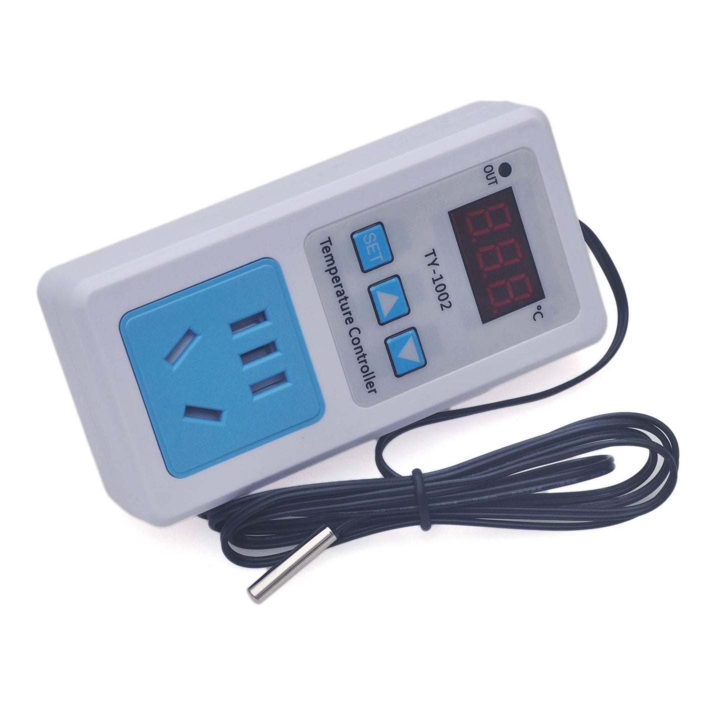 220V Temp. Controller Adapter for Fish Tank Aquarium Greenhouse Heating Control