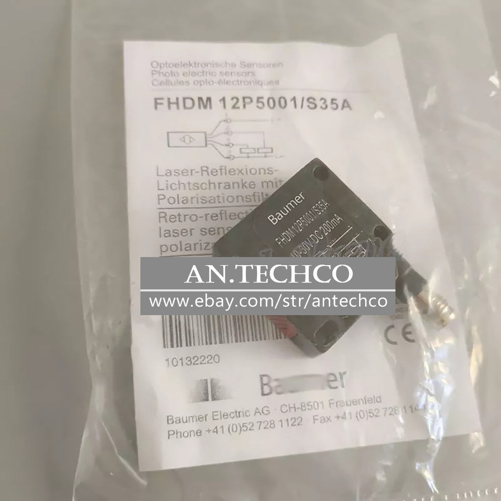 For Baumer FHDM 12P5001/S35A Photoelectric Sensor Switch FHDM12P5001/S35A PNP
