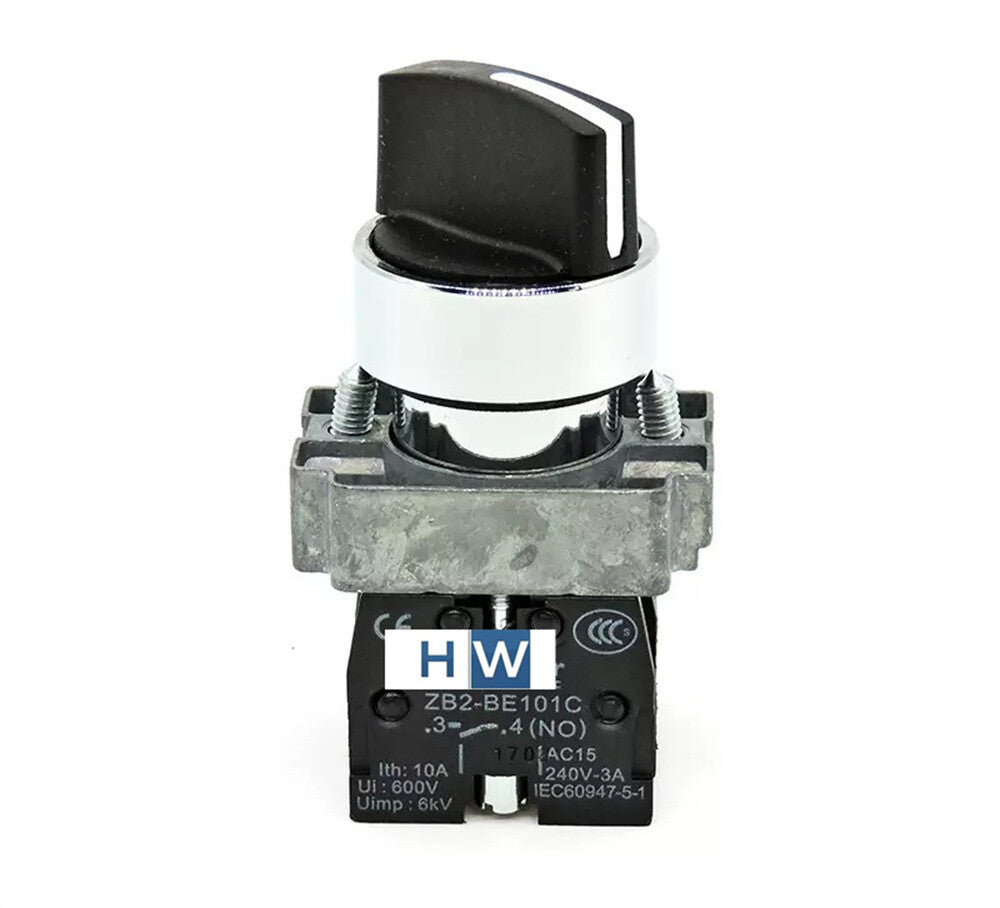 2/Piece  Selection Button Switch XB2-BD33C XB2BD33C 2NO 3-gear Self Locking