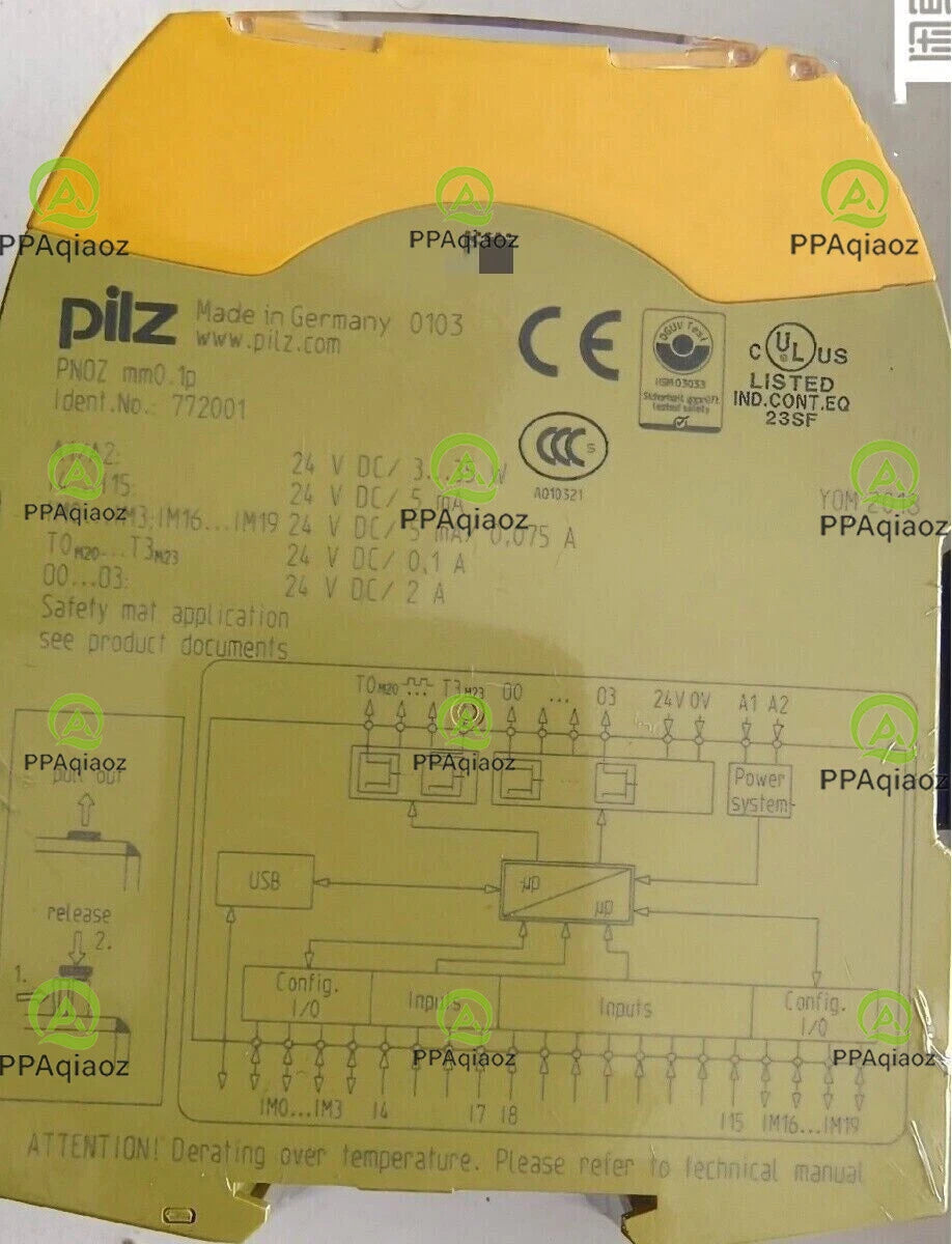 772001  PILZE PZON mm0.1P 772001 Safety Relay #P