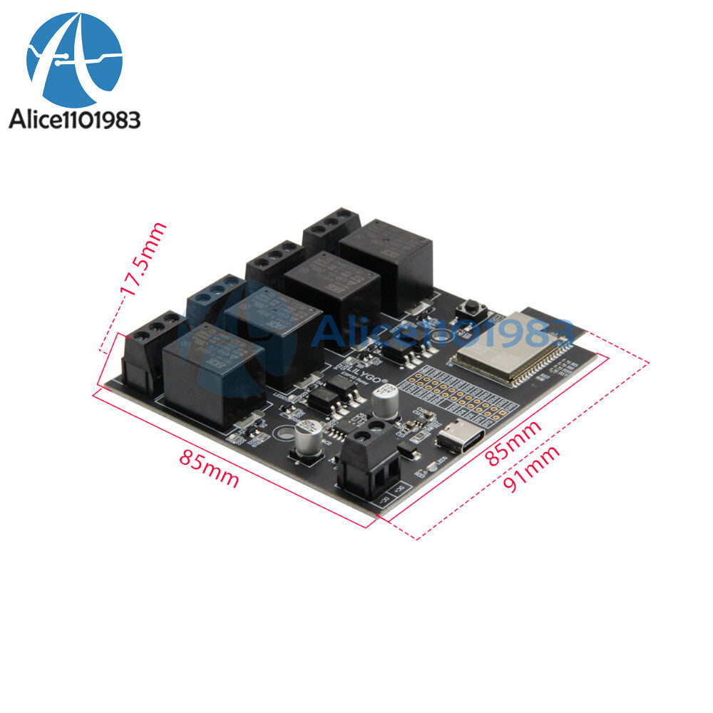 ESP32 T-Relay DC 5V 4 Way Relay 4MB Flash IoT Relay Suport WiFi Bluetooth T-U2T