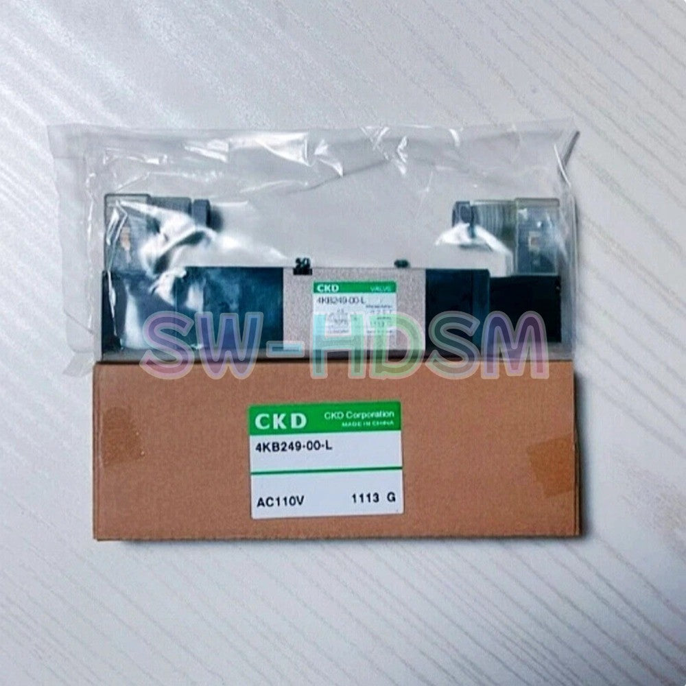 1PCS   CKD Solenoid Valve 4KB249-00-L DC24V Freight Free