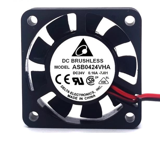 1PC ASB0424VHA 24V 0.16A 4CM Delta Printer Inverter Cooling Fan