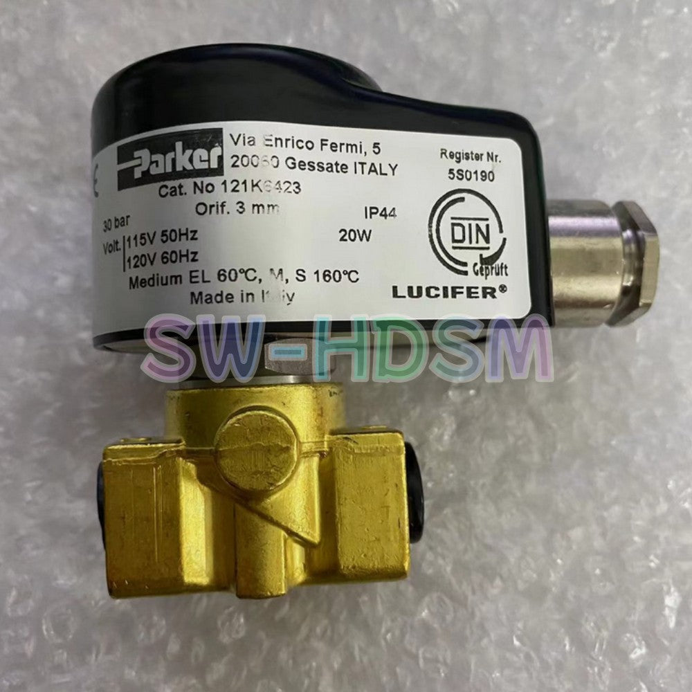 1PCS   for Parker 121K6423 120V Solenoid Valve Freight Free