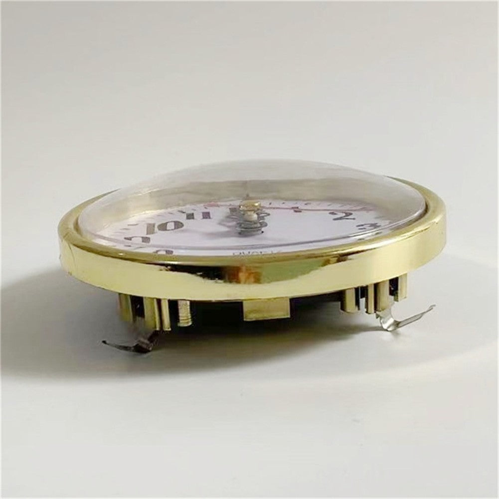 High Quality Gold Trim Quartz Clock Insert Arab Numerals Multiple Sizes