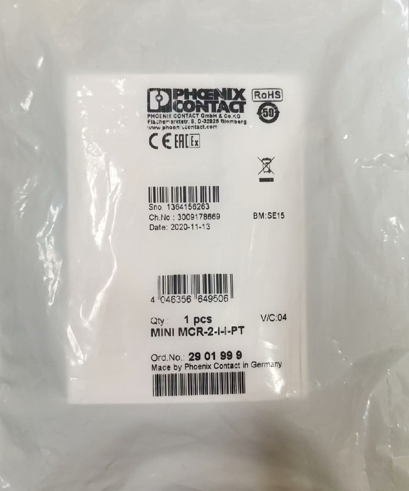 1pcs PHOENIX CONTACT 2901999 Module MINI MCR-2-I-I-PT