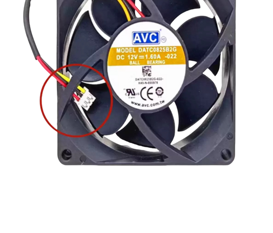 1/piece AVC DATC0825B2G 12V 1.60A 8cm 8025 High Air Volume Chassis Cooling Fan