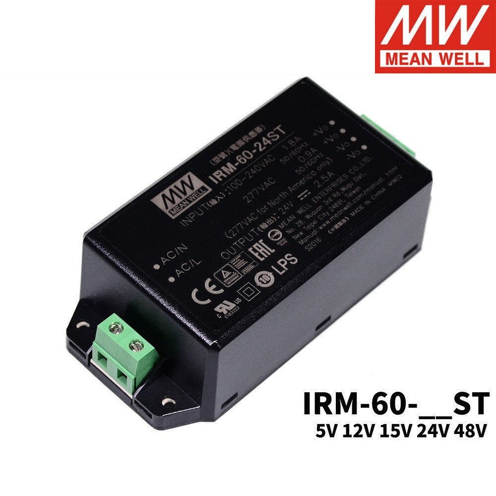 Mean Well IRM-60-ST switching power supply 5V12V24V48 terminal type 60W module