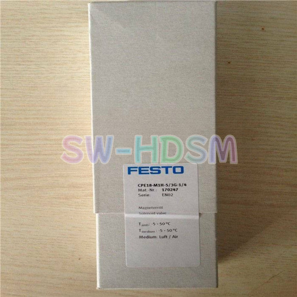 1PCS   Festo CPE18-M1H-5/3G-1/4 170247 Solenoid Valve Freight Free