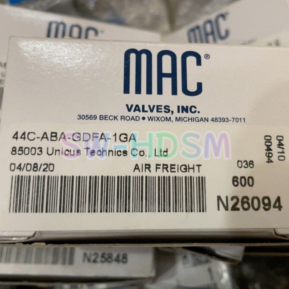 1PCS  For MAC 44C-ABA-GDFA-1GA Solenoid Valve Freight Free