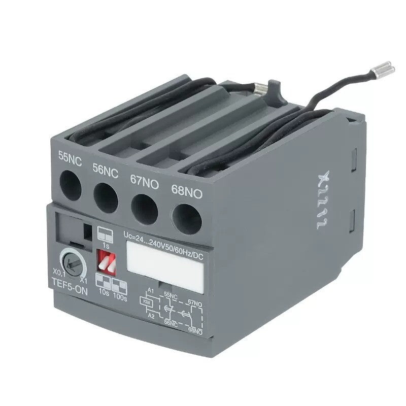 1/pieces  ABB Power-on Delay Head TEF5-ON Contactor Timer Module