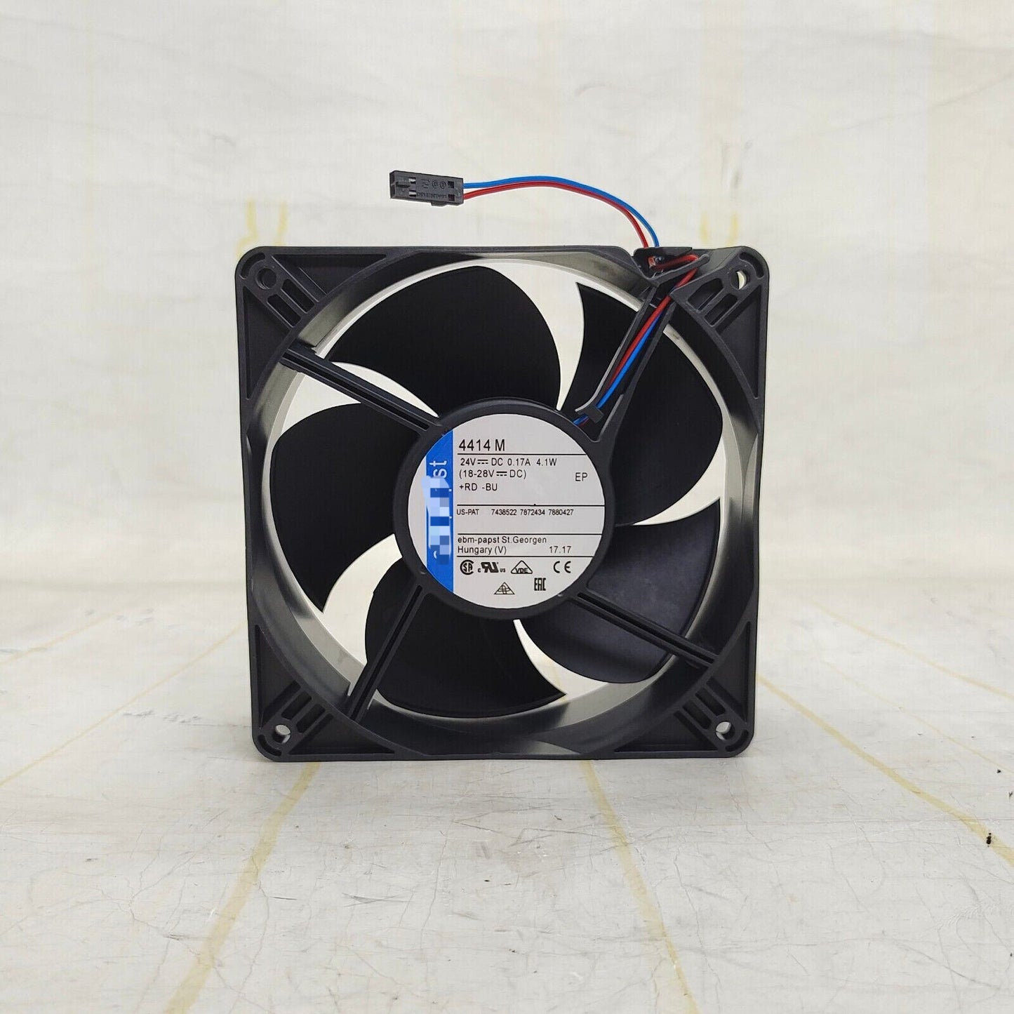 1 PCS Cooling fan TYP 4414M DC24V 4.1W 12038 12CM 2 wire inverter fan