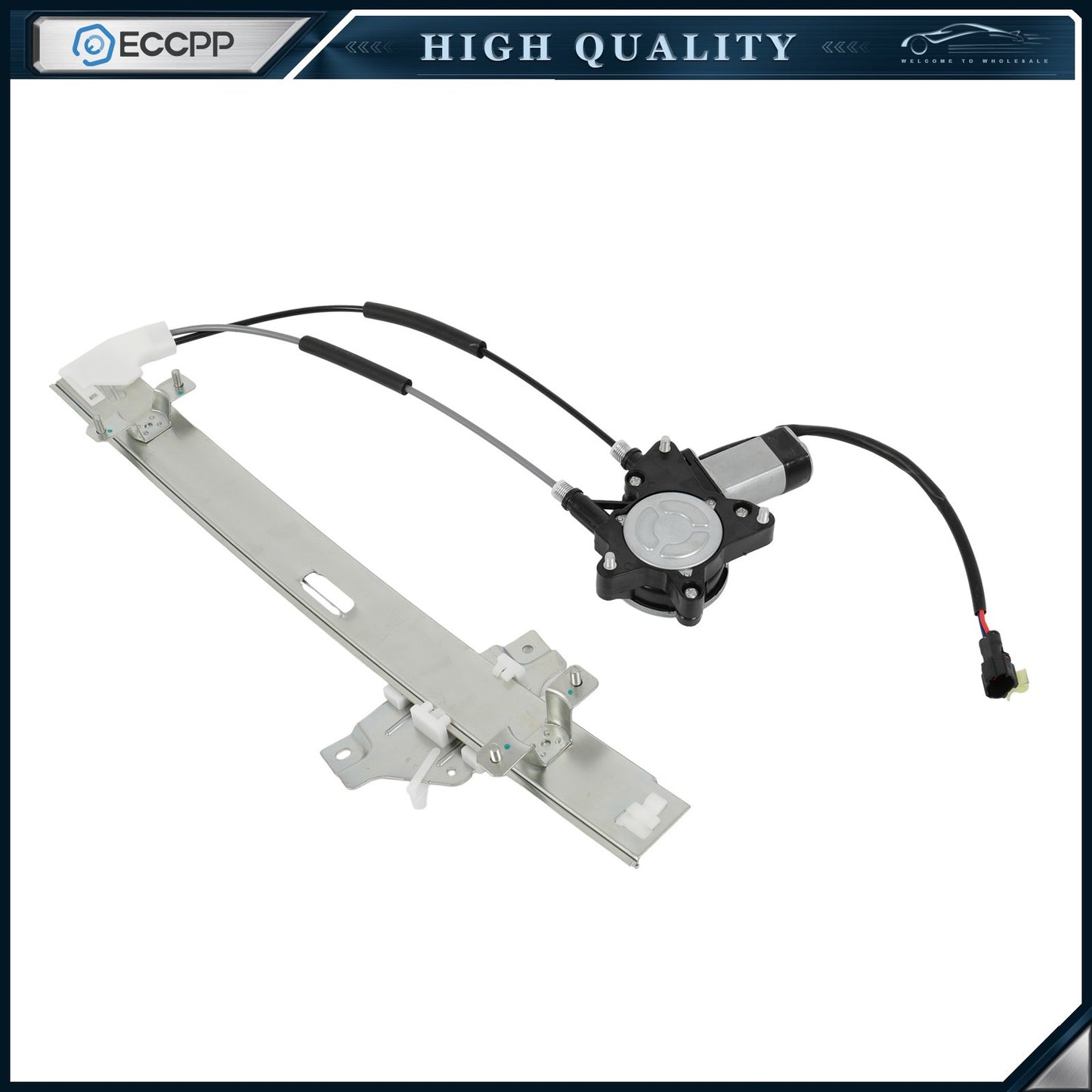 For Kia For Spectra 2000-2004 Front Driver Power Window Regulator With Motor