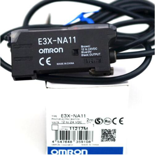 1PC  Omron E3X-NA11 Photoelectric Sensor 12-24VDC Amplifier Unit