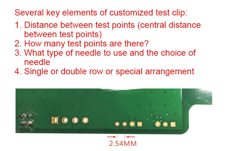 1PC PCB test rack fixture program programming P100-A2 P100-E2 needle 2.54mm