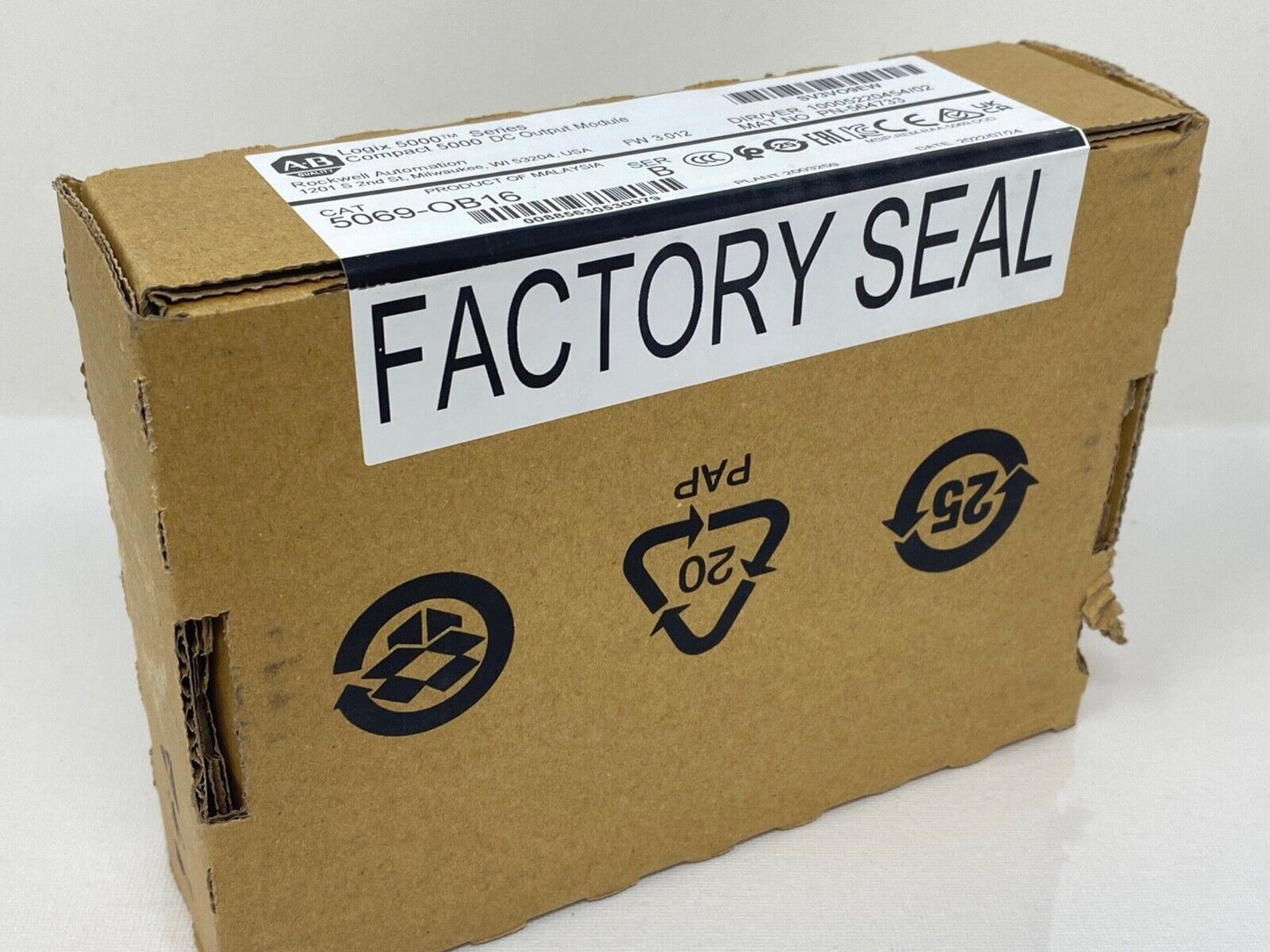 2023 Sealed For Allen-Bradley 5069-OB16 Ser B Compact 5000 DC Output Module