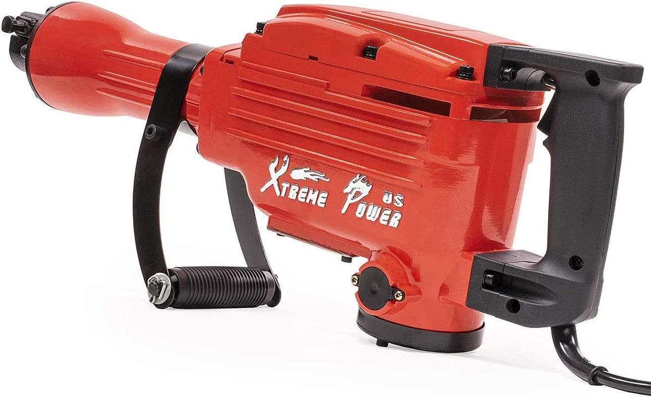 2200W Demolition Electric Jack Hammer, with Breaker Bar & Chisel Bits