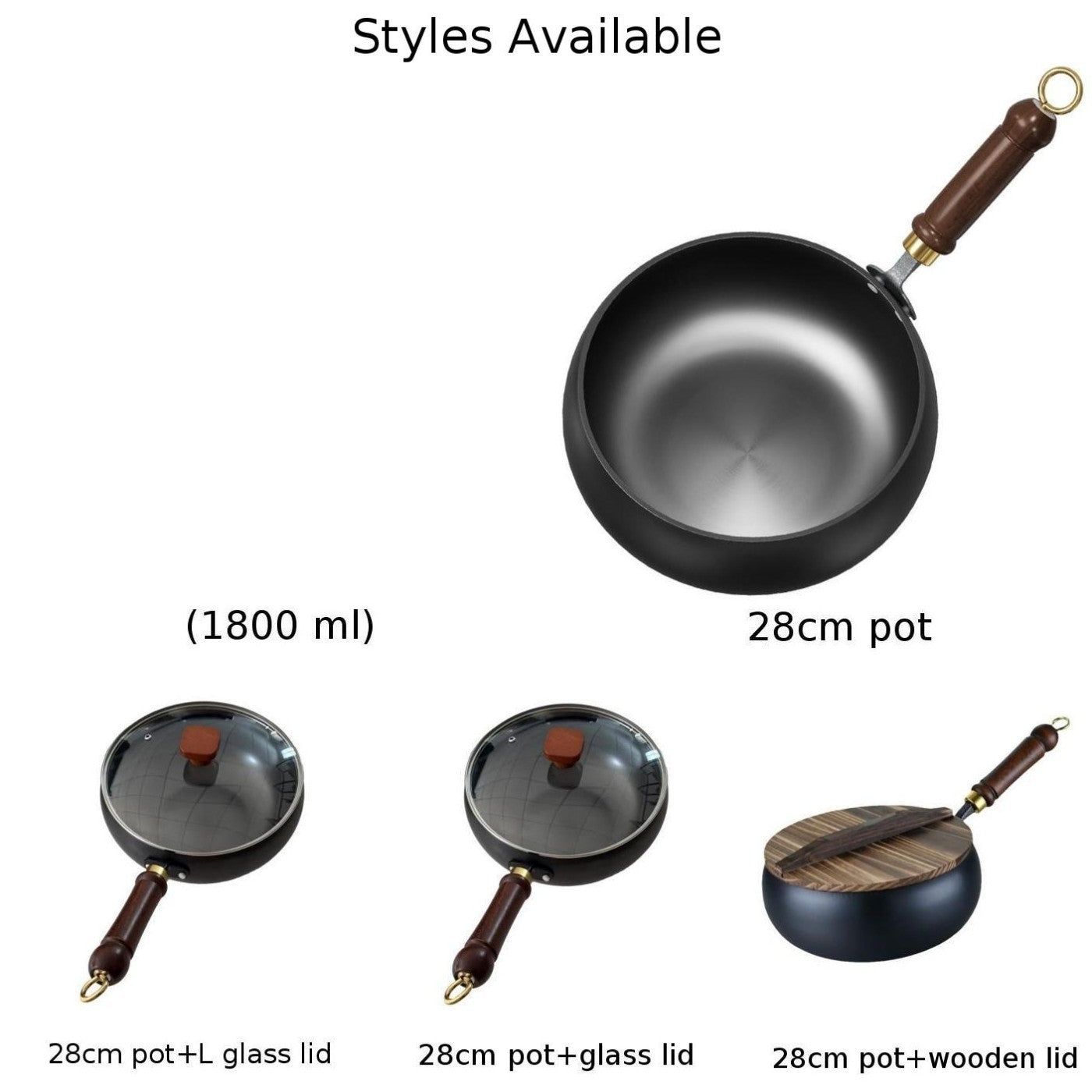 Robust Iron Pot Hand Forged Big Belly Design for All Your Cooking Needs