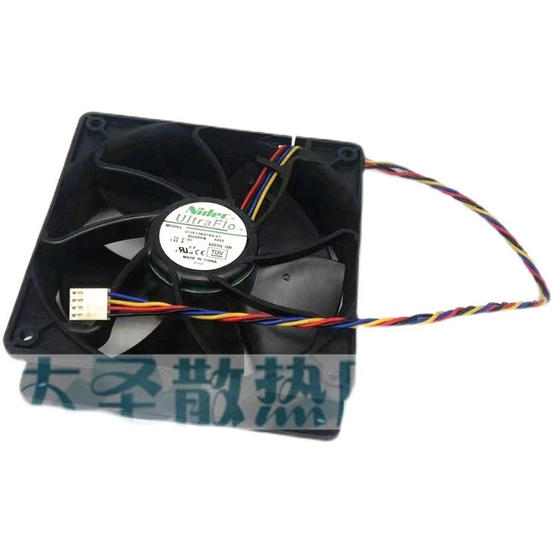 1pc Nidec Cooling Fan V12E12BS1B5-07 12V 1.85A 4-wire 120*120*38mm
