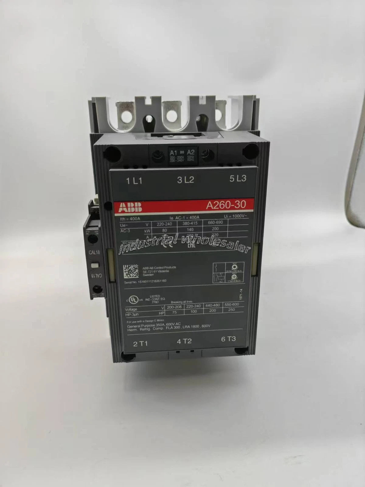 1PCS  ABB contactor A260-30-11 220V Fast delivery #P
