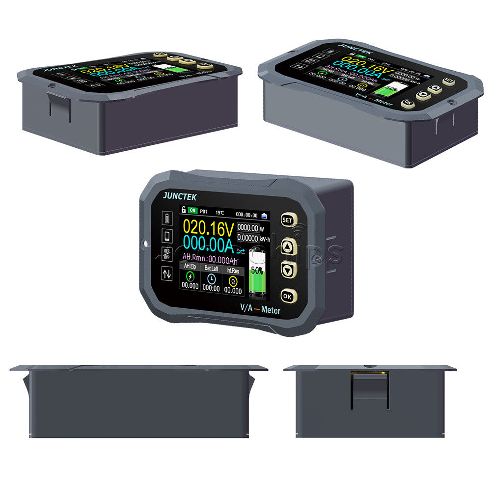 KG-F 100A 400A 600A Coulomb Meter Voltage Current Battery Power Tester Ammeter