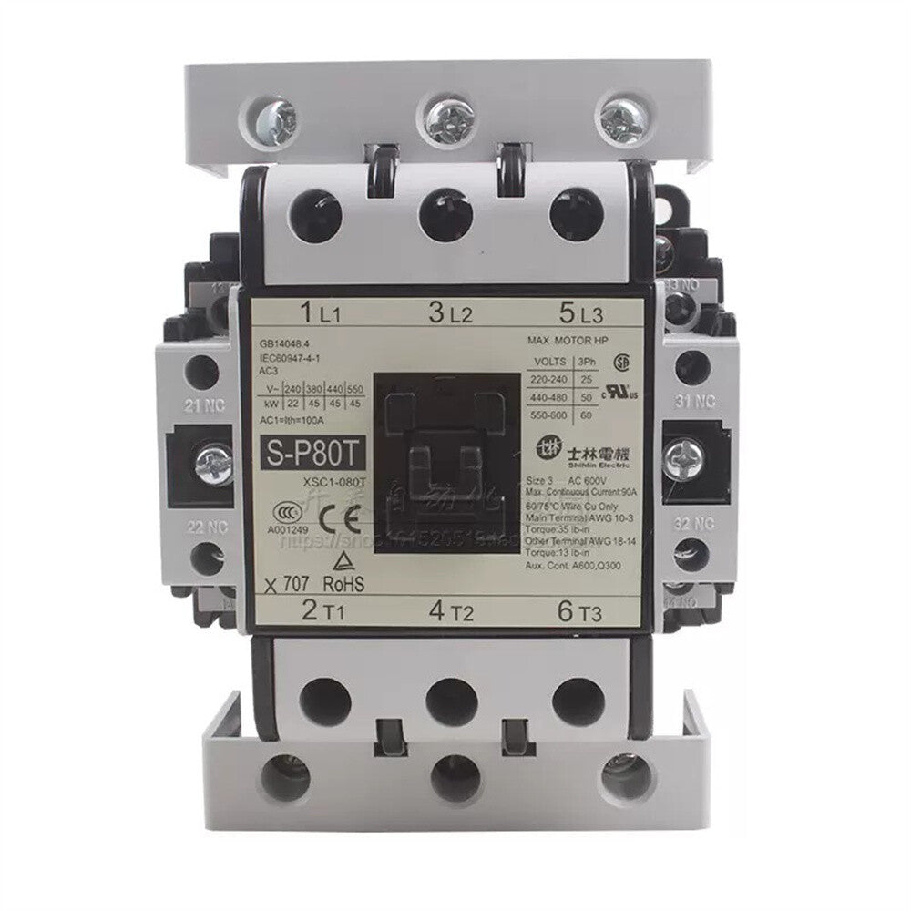 1/piece  Shihlin SP Series AC Contactor S-P80T Coil Voltage AC220V