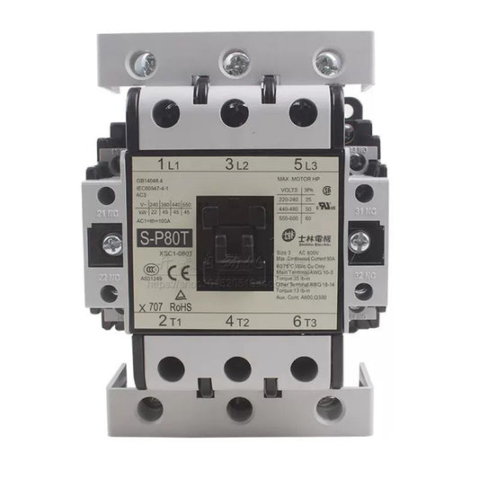 1/piece  Shihlin SP Series AC Contactor S-P80T Coil Voltage AC220V