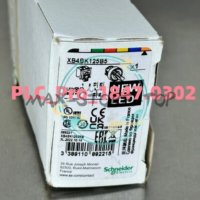 1PCS  Schneider XB4BK125B5 Selector Switch Illuminated Orange LED Fast ship