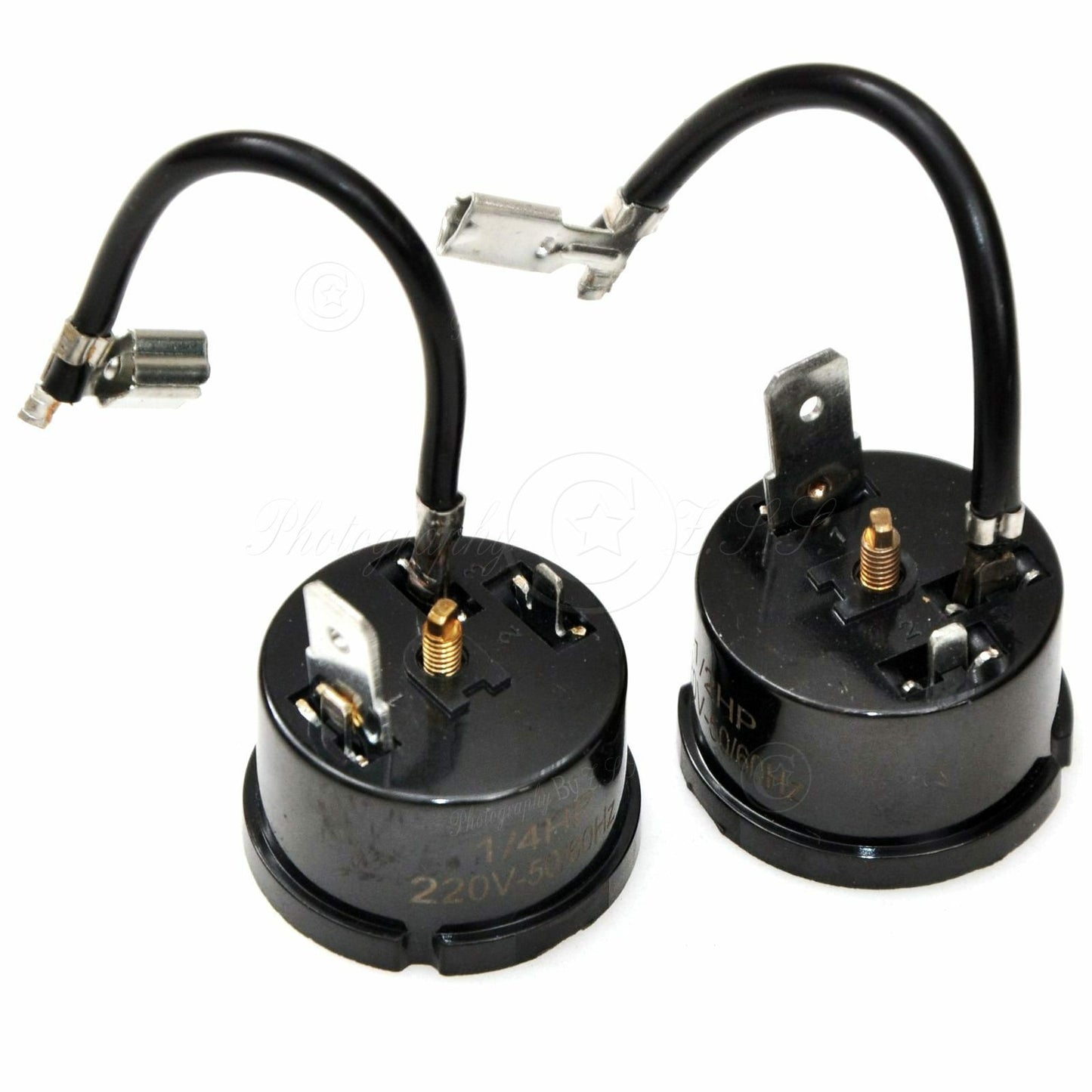 2x Universal 1/4HP 180W Washer Fridge Cooler Compressor Motor Overload Protector
