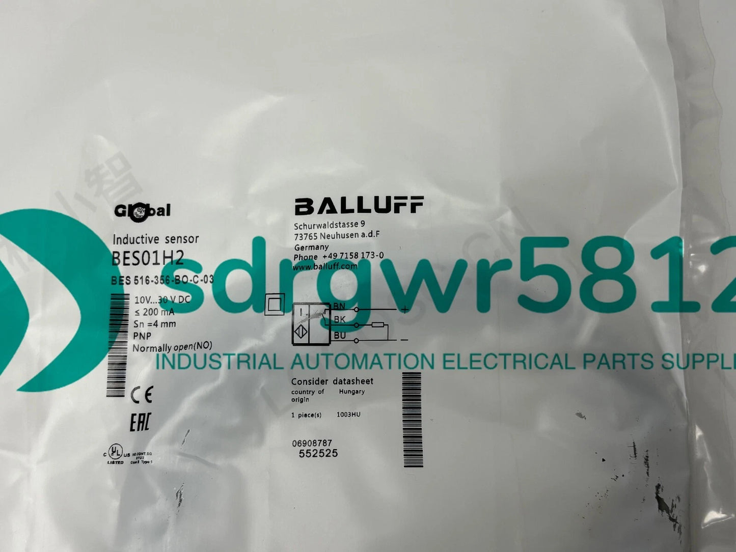 1PCS s BALLUFF BES 516-356-BO-C-03 516-356-BO-C-03 Sensor&Proximity Switch #P