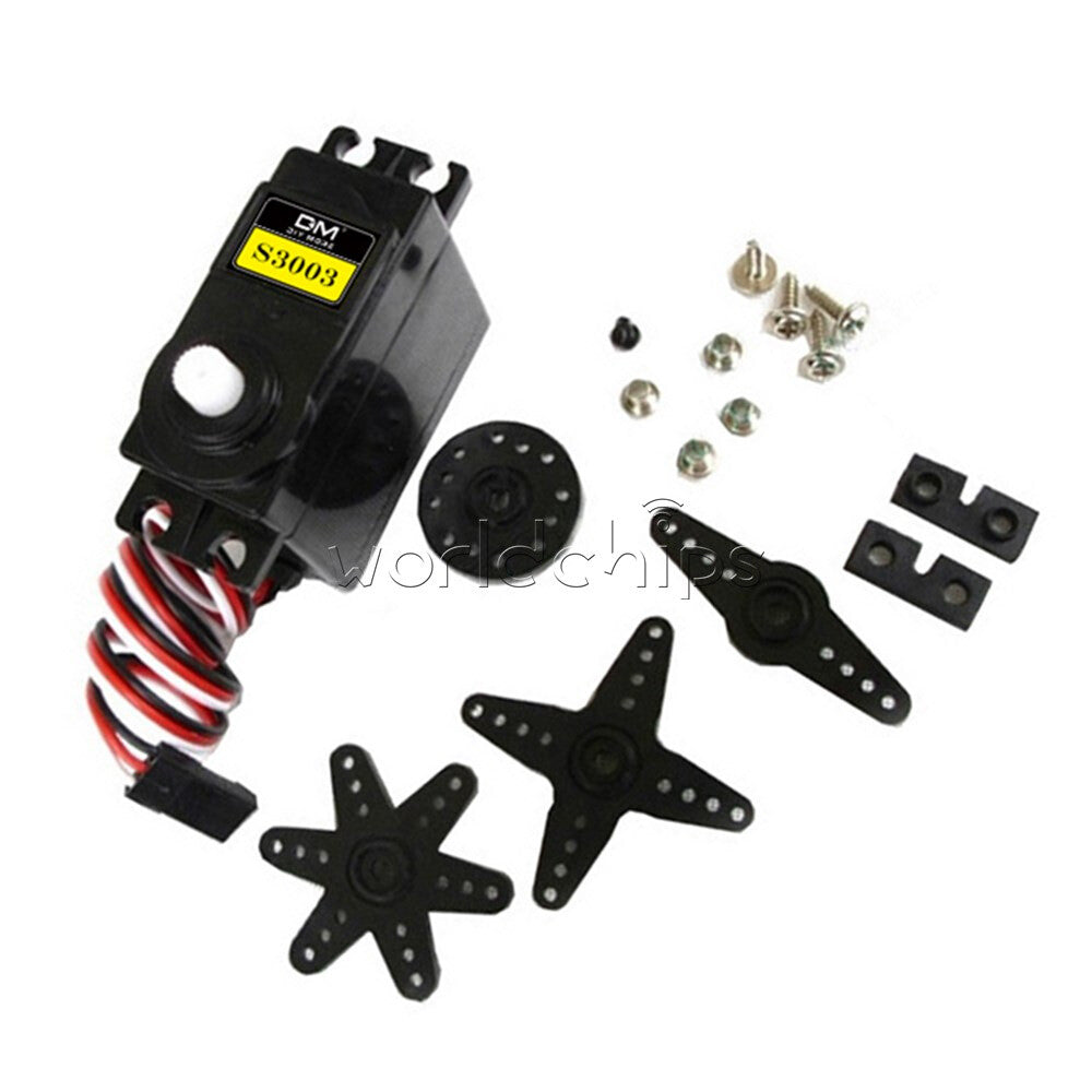 4PCS S3003 High Speed Torque Standard Servo Gear Motor For RC Car Helicopter