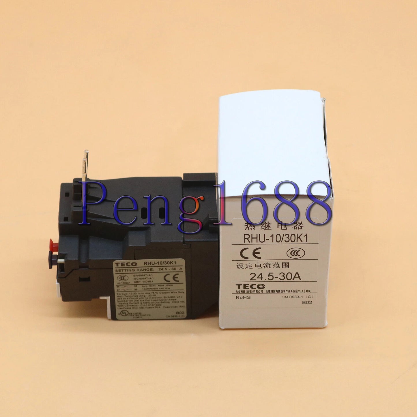 One  For TECO RHU-10/30K1 24.5-30A Thermal overload relay spot stocks #P